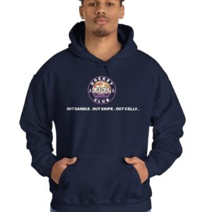 Out dangle. Out snipe. Out celly hoodie